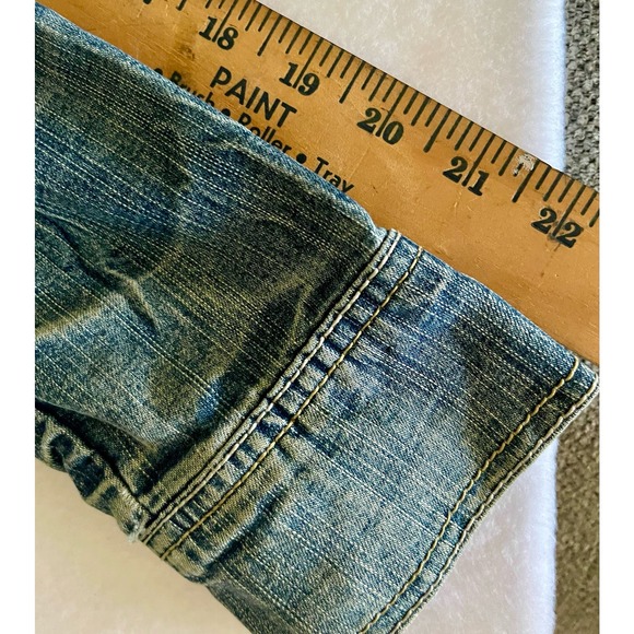 Sybilla Jean jacket woman’s/teens cute butterfly emblem size S - Picture 7 of 11